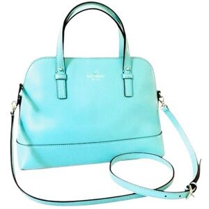 Kate Spade ♠️ Grand Street Small Rachelle Satchel – Fresh Air Blue